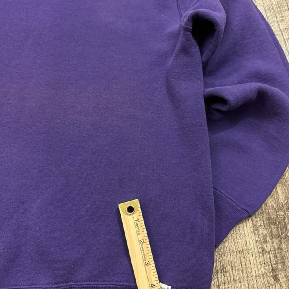 Vintage 80s Russell Athletic Sun Faded Purple‎ Crewneck Sweatshirt USA Medium - Picture 6 of 6